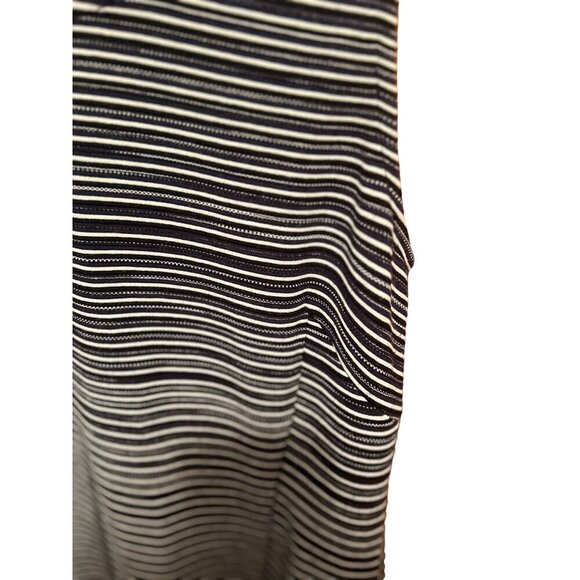 Banana Republic Women's Striped Navy‎ & White Sleeveless A-Line Dress Size 12 - Picture 5 of 10